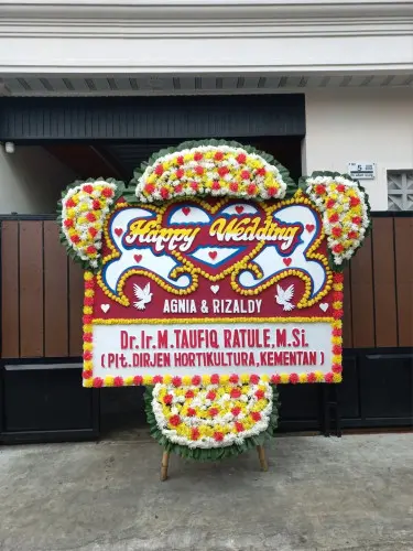Papan Bunga Pernikahan tlogosari kulon