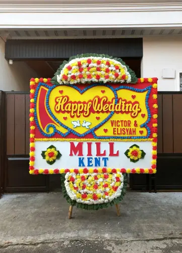 Papan Bunga Pernikahan tlogosari kulon