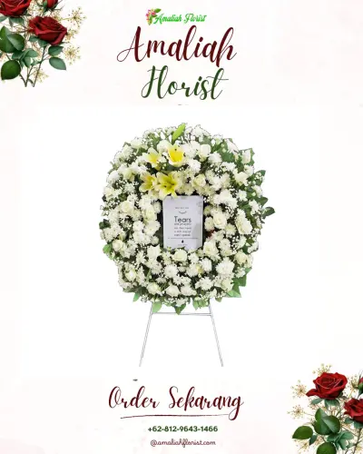 Krans Bunga Duka Cita tlogosari kulon